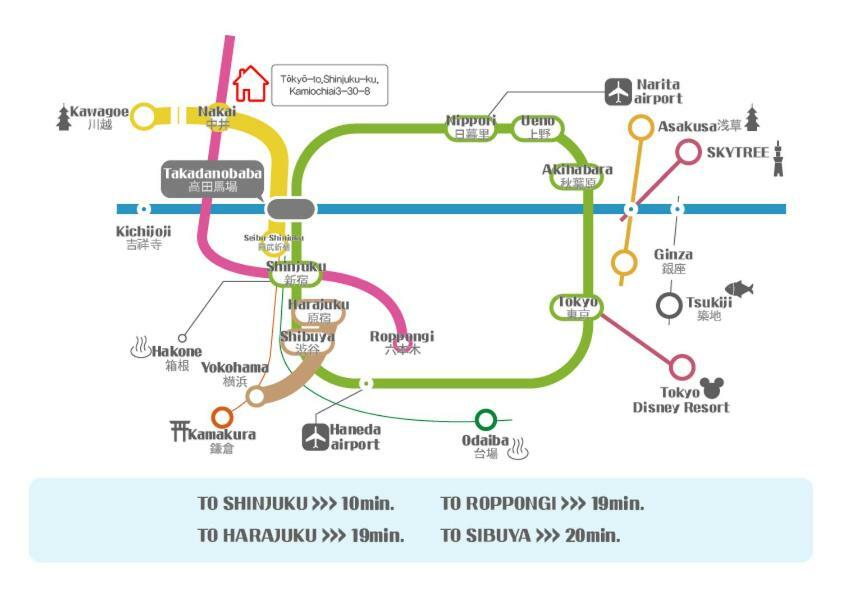 Сasa de vacaciones Shinjuku 5-room Family House